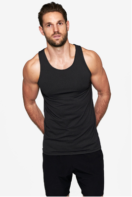 Run Singlet - Char Black