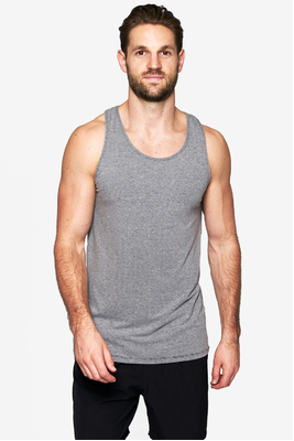 Run Singlet - Char Grey