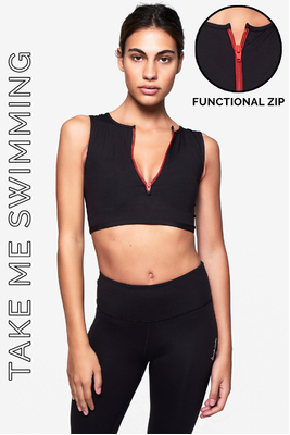 Pip Crop - Black