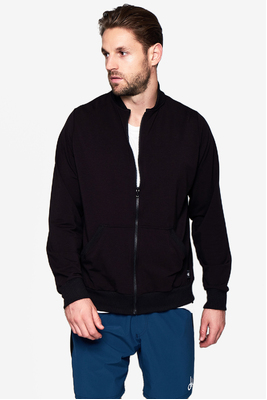 Bomber Jacket - Black French Terry