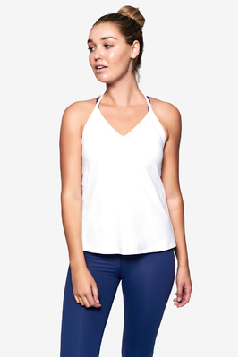 T Back Tank - White